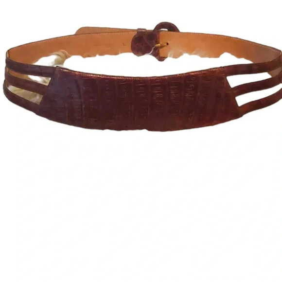 Nancy Gonzalez Alligator Belt Large - Picture 2 of 6
